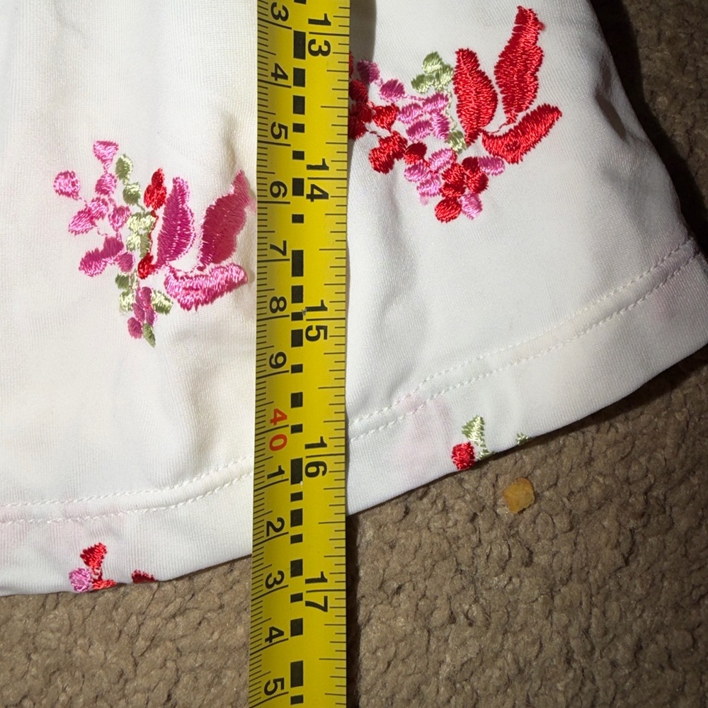 Victoria's Secret Padded Cami with Pink & Red Floral Embroidery - Picture 6 of 7
